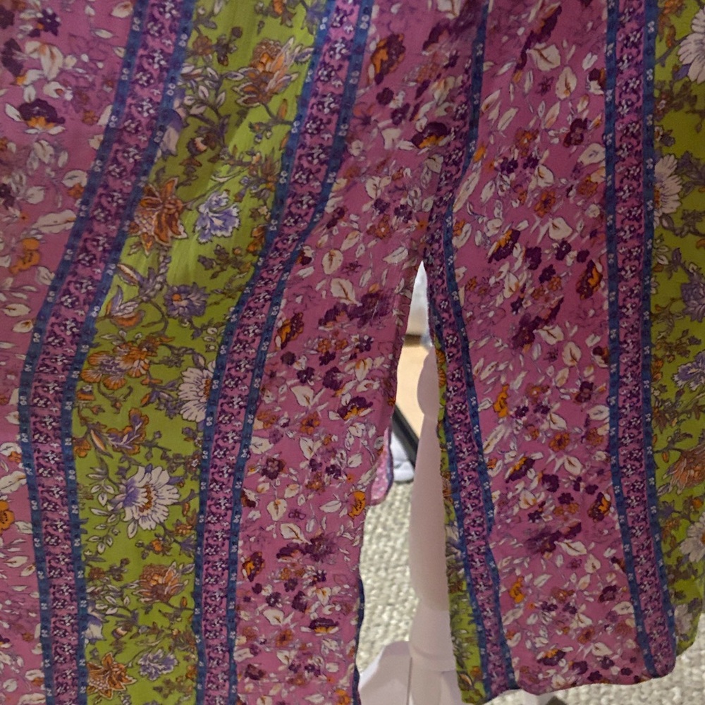 Easel NWT  Sz S Floral Off-Shoulder Maxi Dress - Picture 8 of 13